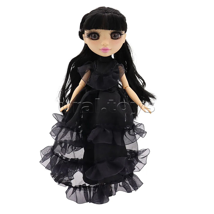 Модная кукла коллекция Glam Core, Венди Gothic Core, в черном платье, 27см,