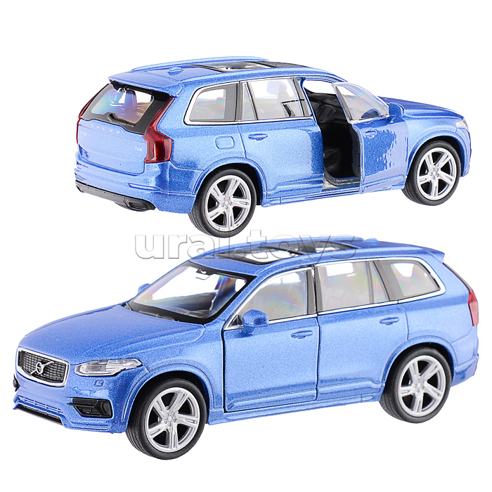 Машинка 1:38 Volvo XC90 2015, пруж. мех., цвет в асс.