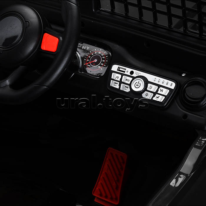 Электромобиль детский "Городской внедорожник" (цвет черный)