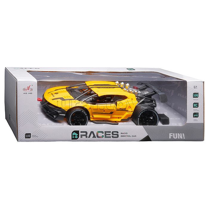 Машина "Turbo" р/у, 27 MHz, в коробке