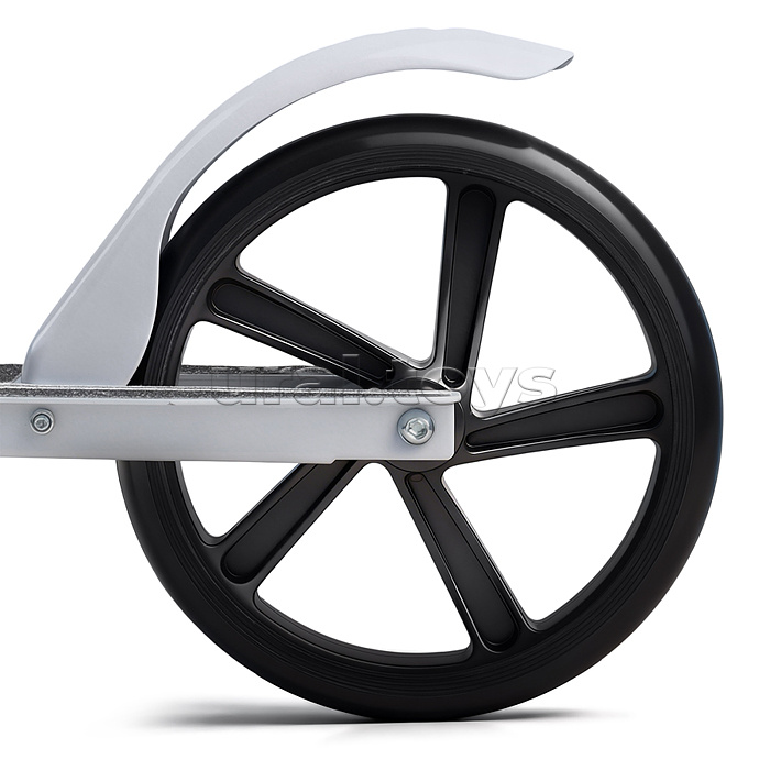 Самокат ROCKET колеса PU 200 мм, ABEC 7, белый (в пакете)