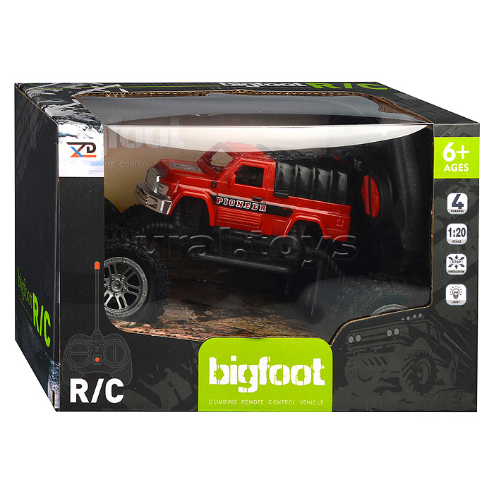 Машина "Bigfoot" р/у, 27 MHz, в коробке