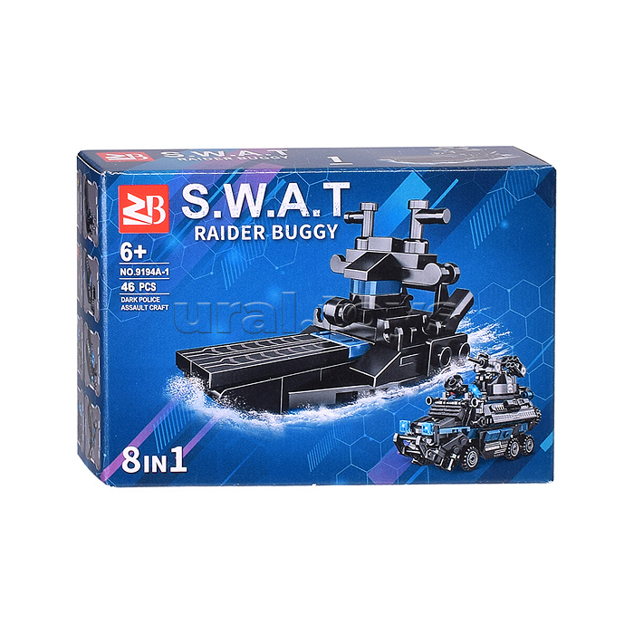 Конструктор "SWAT. Вездеход" 8 в 1, в коробке Конструктор "SWAT. Вездеход" 8 в 1, в коробке