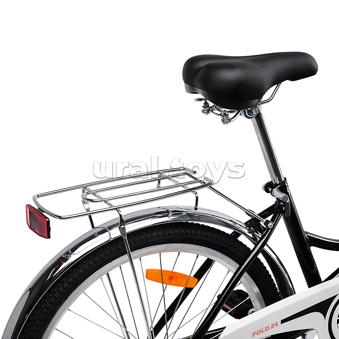 Велосипед 24" Rocket City Fold 24, цвет черный, размер 16"