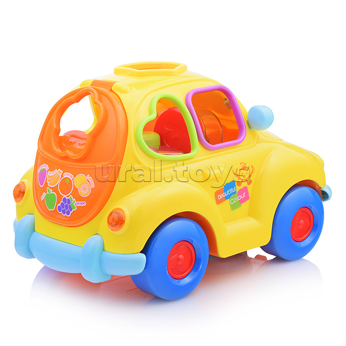 Сортер-машинка "Автошка" на батарейках, в коробке