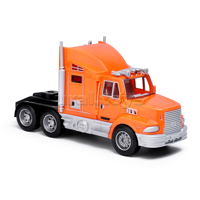 Автовоз "Автотехнодрайв" с гоночными авто, в коробке