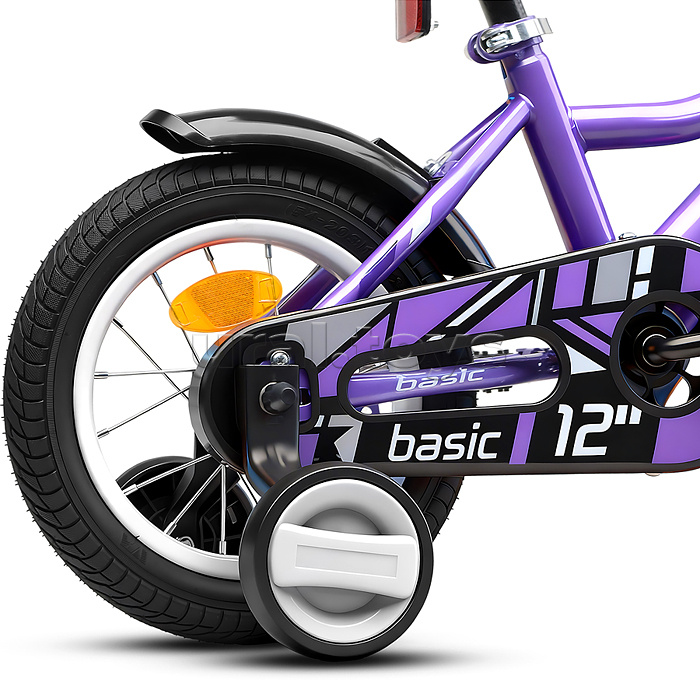 Велосипед 12" Rocket Basic, цвет сиреневый