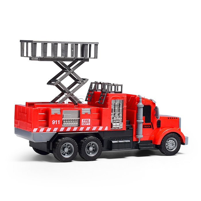 Машина "Пожарная фура" р/у, 27 MHz, в коробке