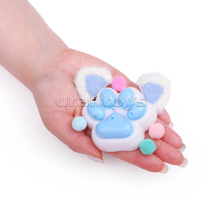 Игрушка-антистресс "Лапа плюшевого медведя"