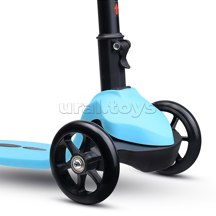 Самокат трёхколёсный ROCKET колёса PU, цвет бирюзовый
