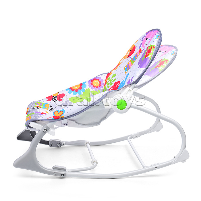 Шезлонг детский "Зоопарк" в коробке