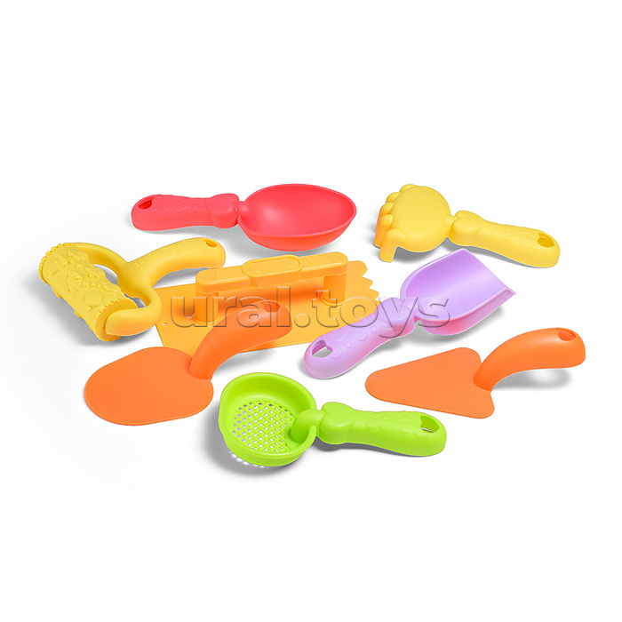 Набор для игры в песке "Пляжные приключения" в сетке (30 предметов)