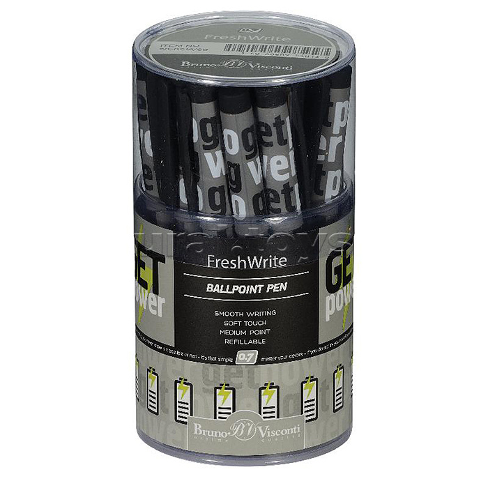 Ручка "FreshWrite. Start-Up. Get power" шариковая 0.7 мм, синяя