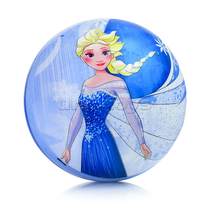 Мяч ПВХ "Disney. Холодное сердце" полноцветн, 23 см, 120 г, сетка и бирка