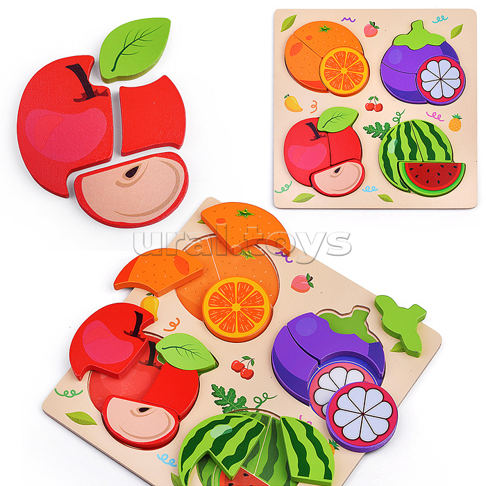 Пазл-вкладыш "Фруктик"