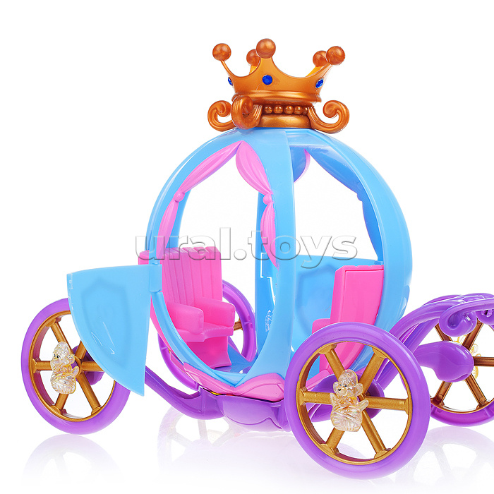 Карета с лошадкой, на батарейках, в коробке