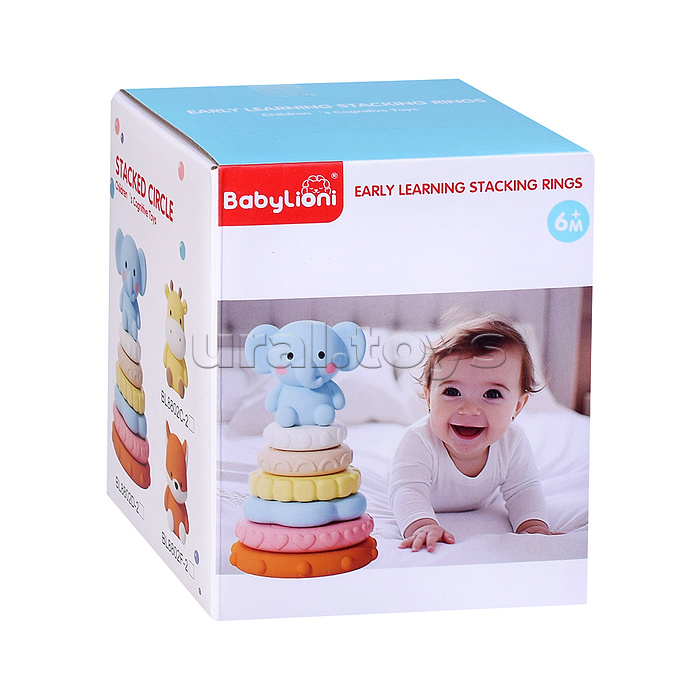 Пирамидка "Лисичка-сестричка" в коробке