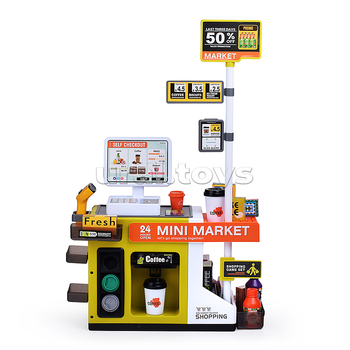 Игровой набор супермаркет "Дорожный магазин" в коробке