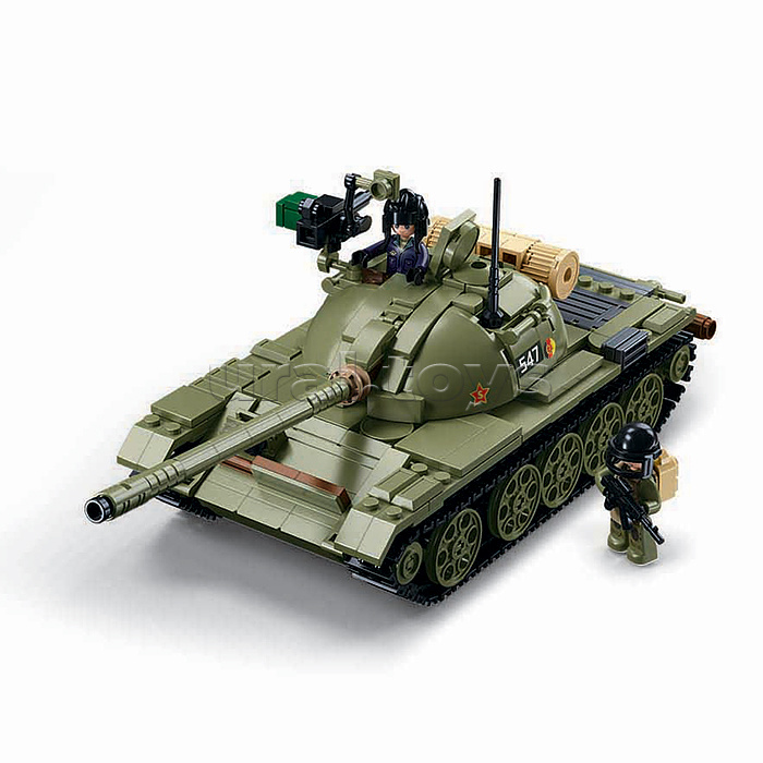 Конструктор "Танк T54C" (604 дет.) в коробке