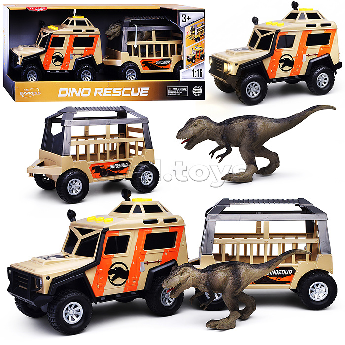 Машина для перевозки животных, 1:16 (свет, звук) в коробке