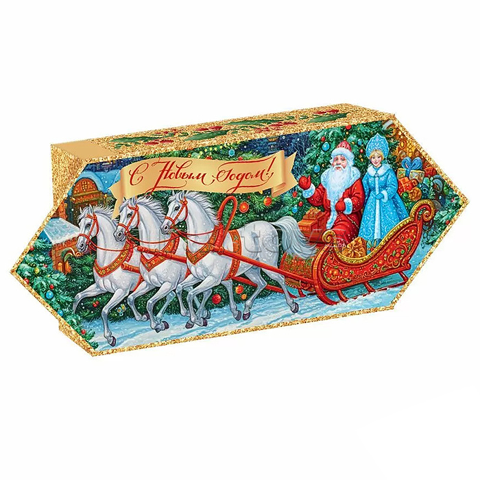 Коробка "Новогодняя тройка", 500 г