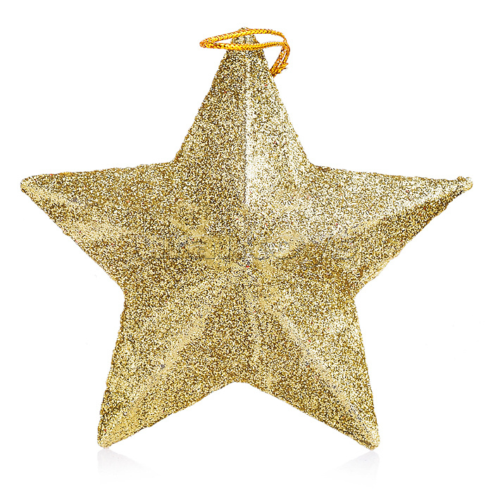 Набор новогодних украшений "Звезды" цвет микс, в пакете