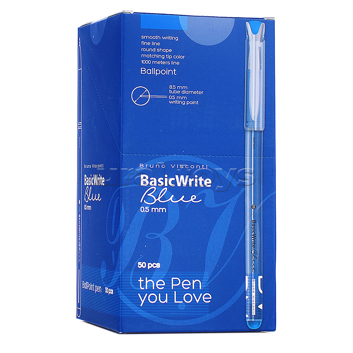 Ручка шариковая "BasicWrite" 0.5 мм, синяя