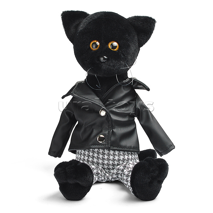 Кот Флеш в кожанке и штанах В27