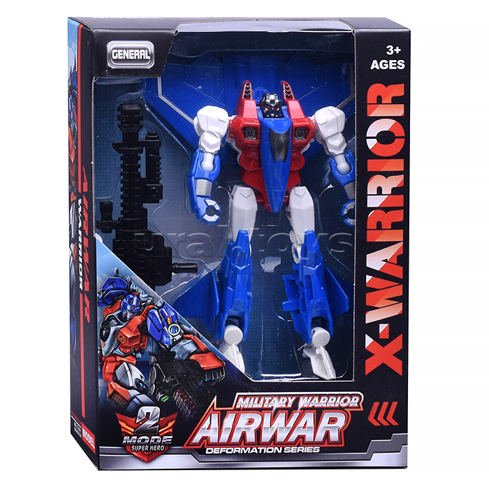 Робот трансформирующийся в самолет, в коробке