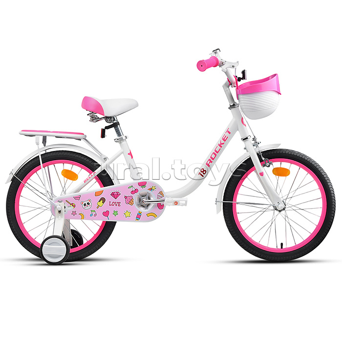 Велосипед 18" Rocket Bella, цвет белый