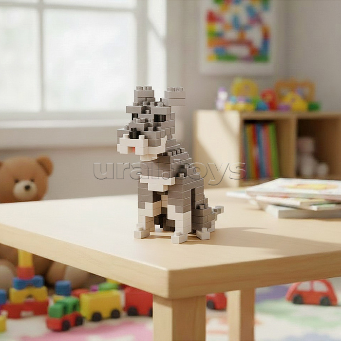 Конструктор "Цвергшнауцер" 3D, в коробке