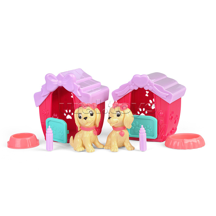 Набор питомцы "Собачки" с аксессуарами, в коробке ( в ассортименте)