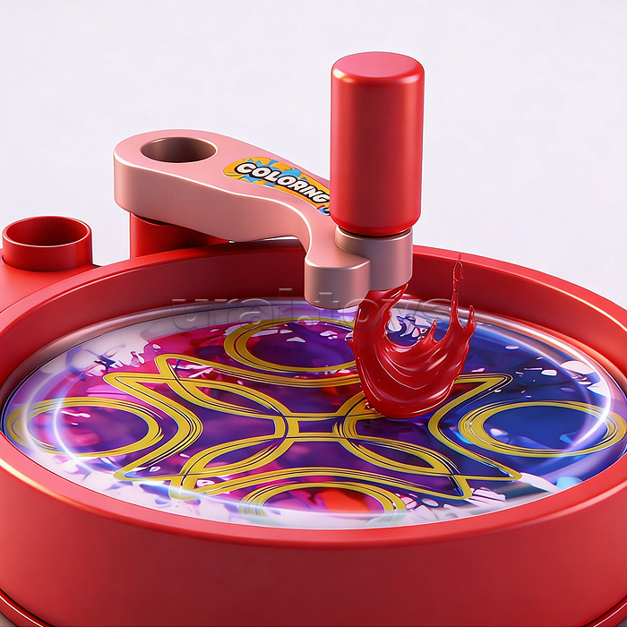 Спирограф "Веселая девочка" (набор), в коробке