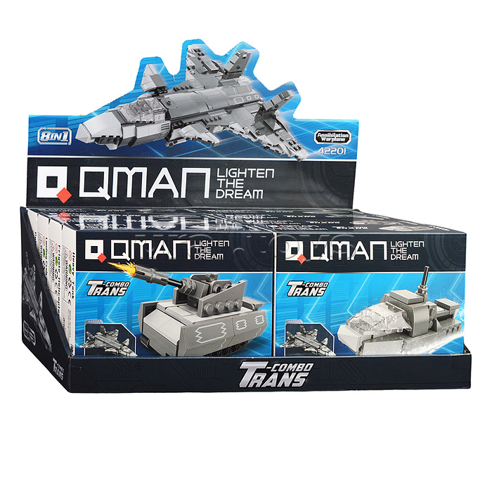 Конструктор "Военная техника" 8 в 1, в коробке