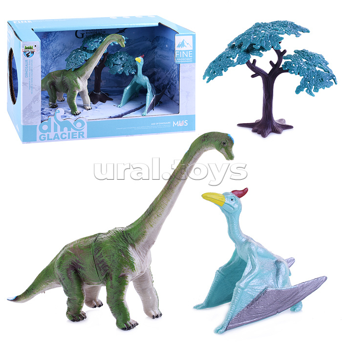 Набор динозавров "Прогулка" в коробке