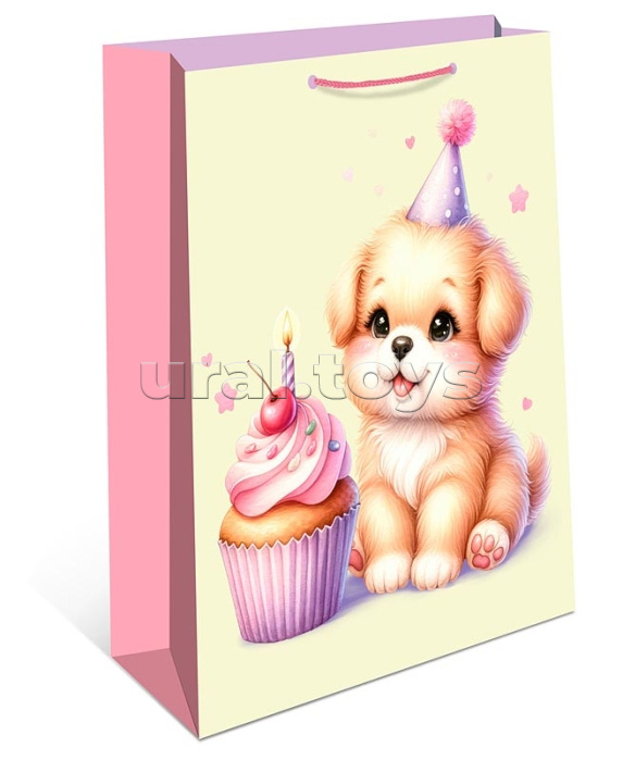 Пакет подарочный 330х425х100