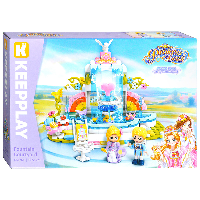 Конструктор "Цветочный фонтан" (222 дет.)