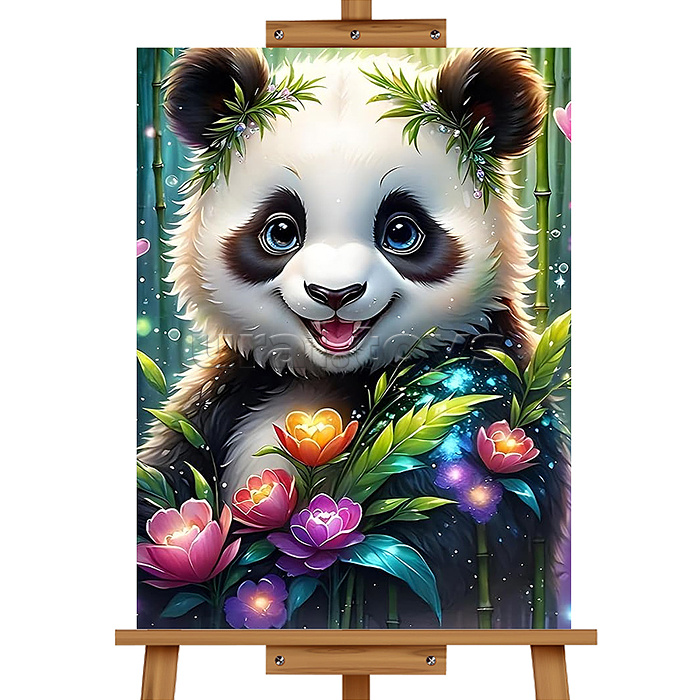 Мозаика алмазная "Пандочка" 20*30см.