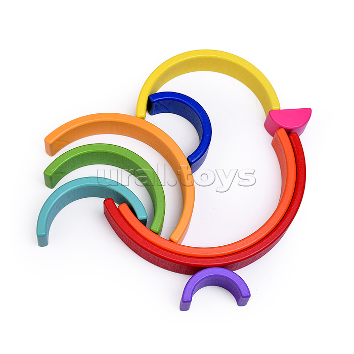 Пирамидка "Веселая Радуга"