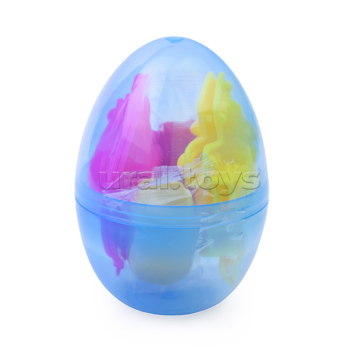Масса для лепки набор Dino egg - Яйцо динозавра, 3D формы, 2 пакетика с тестом, (2 x 20 г.)