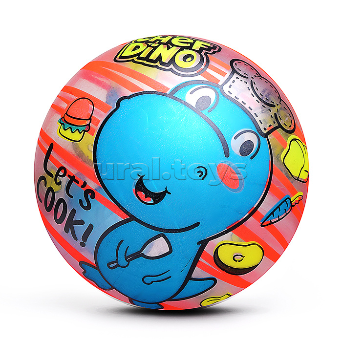 Мяч надувной детский PVC "Яркая игра" 22см