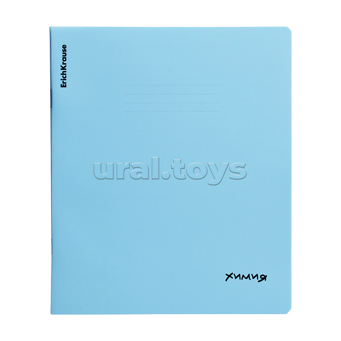 Тетрадь 48 л., клетка, Химия, с пластиковой обложкой, на скобе