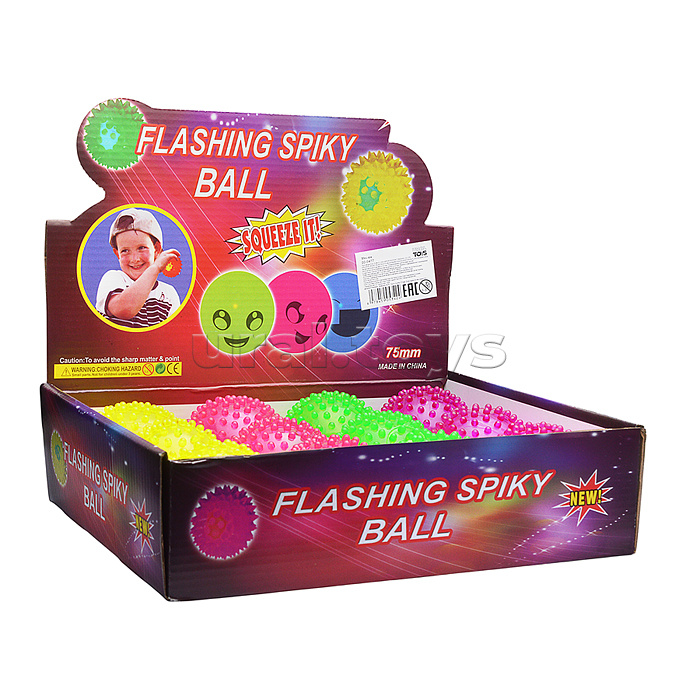 Мяч-еж "Веселая игра" (7,5 см) в коробке