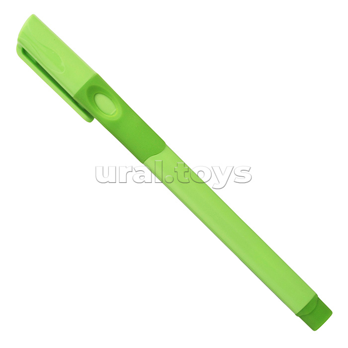 Ручка шариковая "Study Pen. School" обучающая письму, для правшей, d=0,7 мм, с эргономичным каучуковым держателем, сменный стержень, с индивидуальной маркировкой, синие чернила