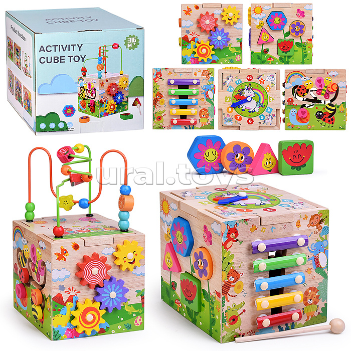 Куб развивающий "Зверюшки"