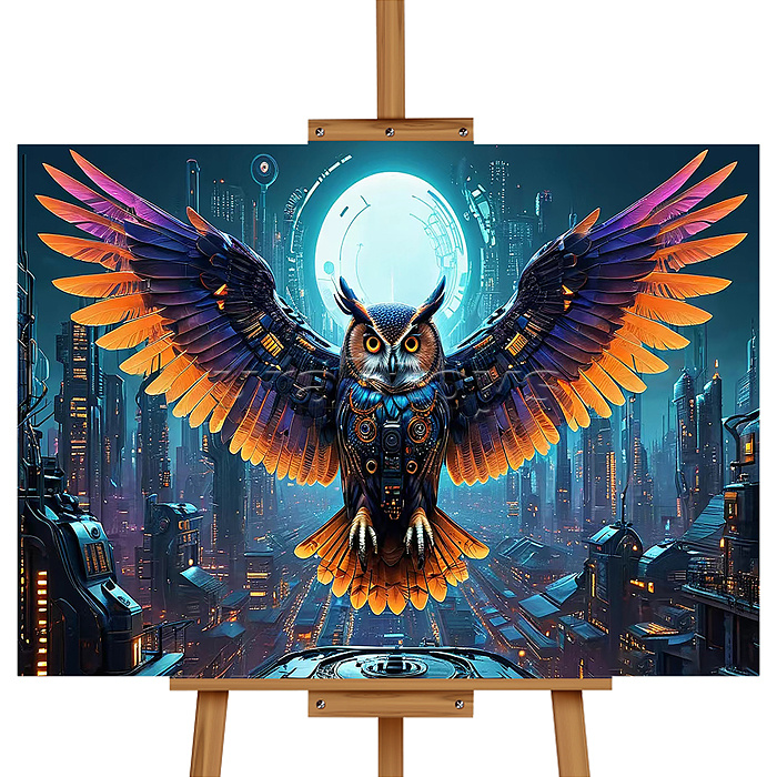 Набор для рисования "Картина по номерам 40*50 см. Ночной хищник"