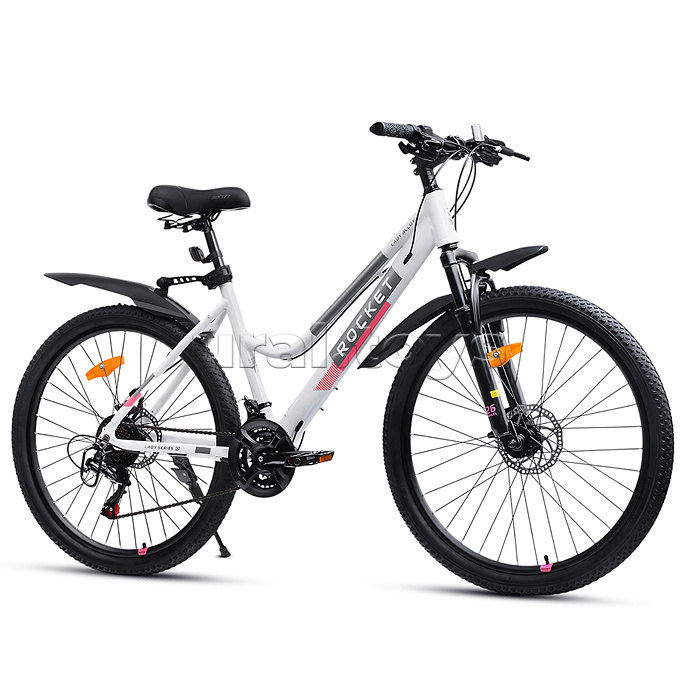 Велосипед 26" Rocket lady Alloy 26, цвет белый, размер 17"