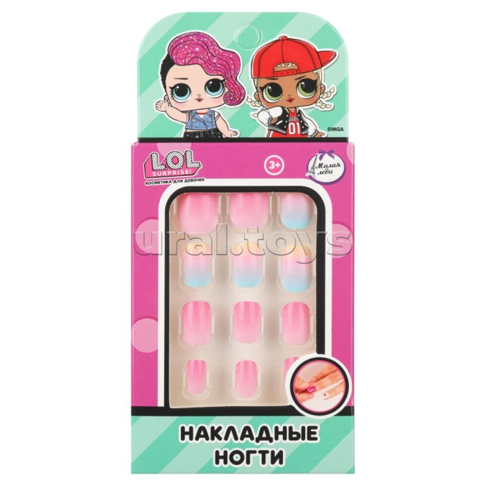 Накладные ногти "Лол"