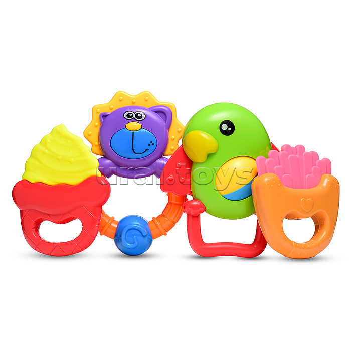 Набор погремушек "Друзья" в пакете Набор погремушек "Друзья" в пакете