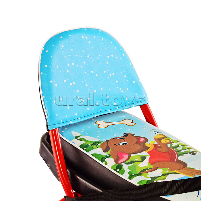 Игрушка Снегокат детский 124 "Comfort Baby Friends" (Animal Kids) со складной спинкой (Бим)